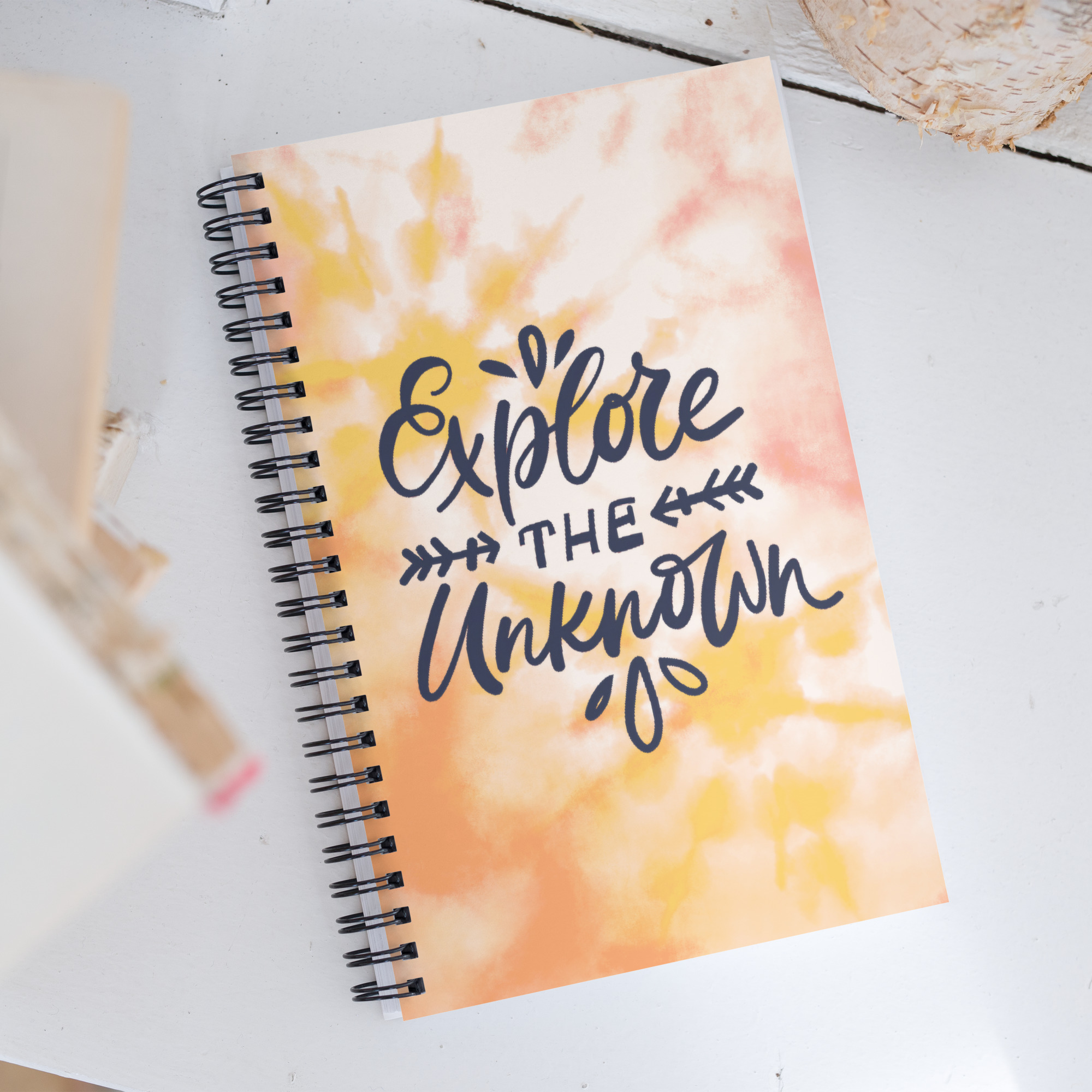 Explore the Unknown - Spiral notebook