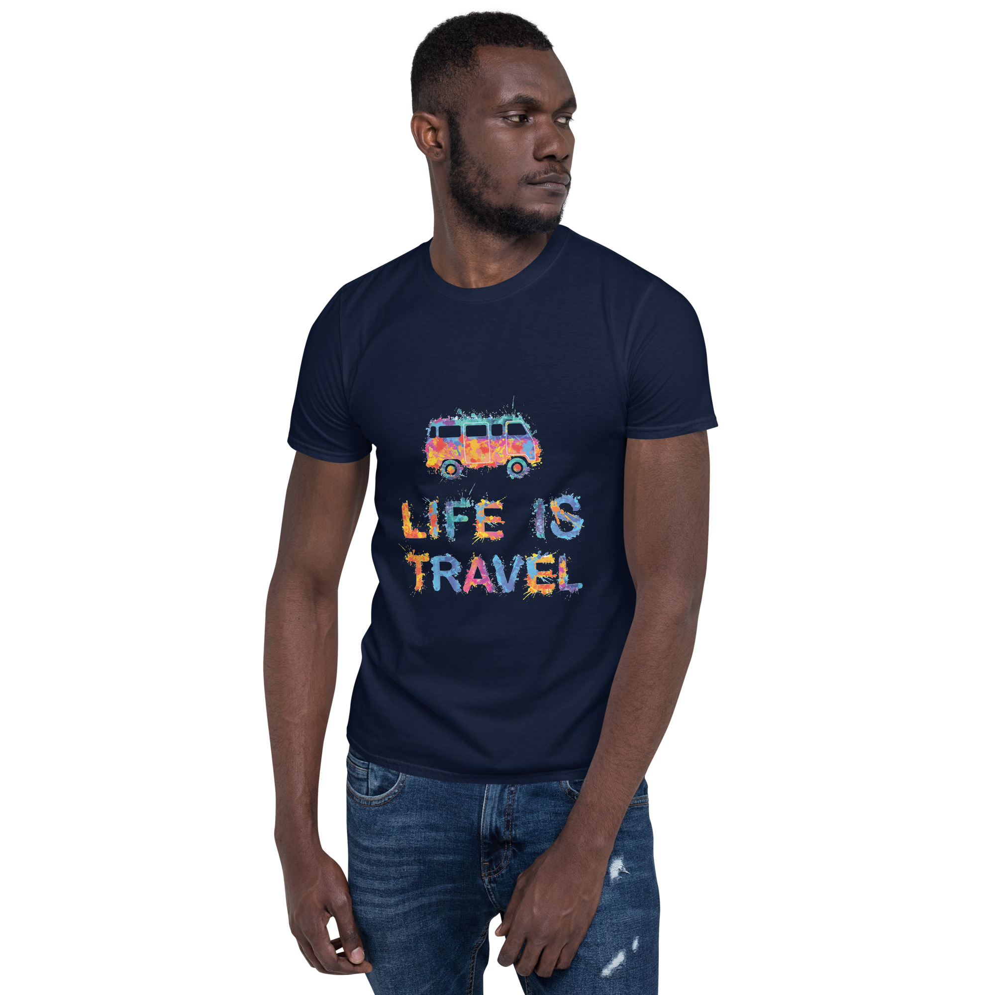 Life is Travel - Short-Sleeve Unisex T-Shirt - Image 4