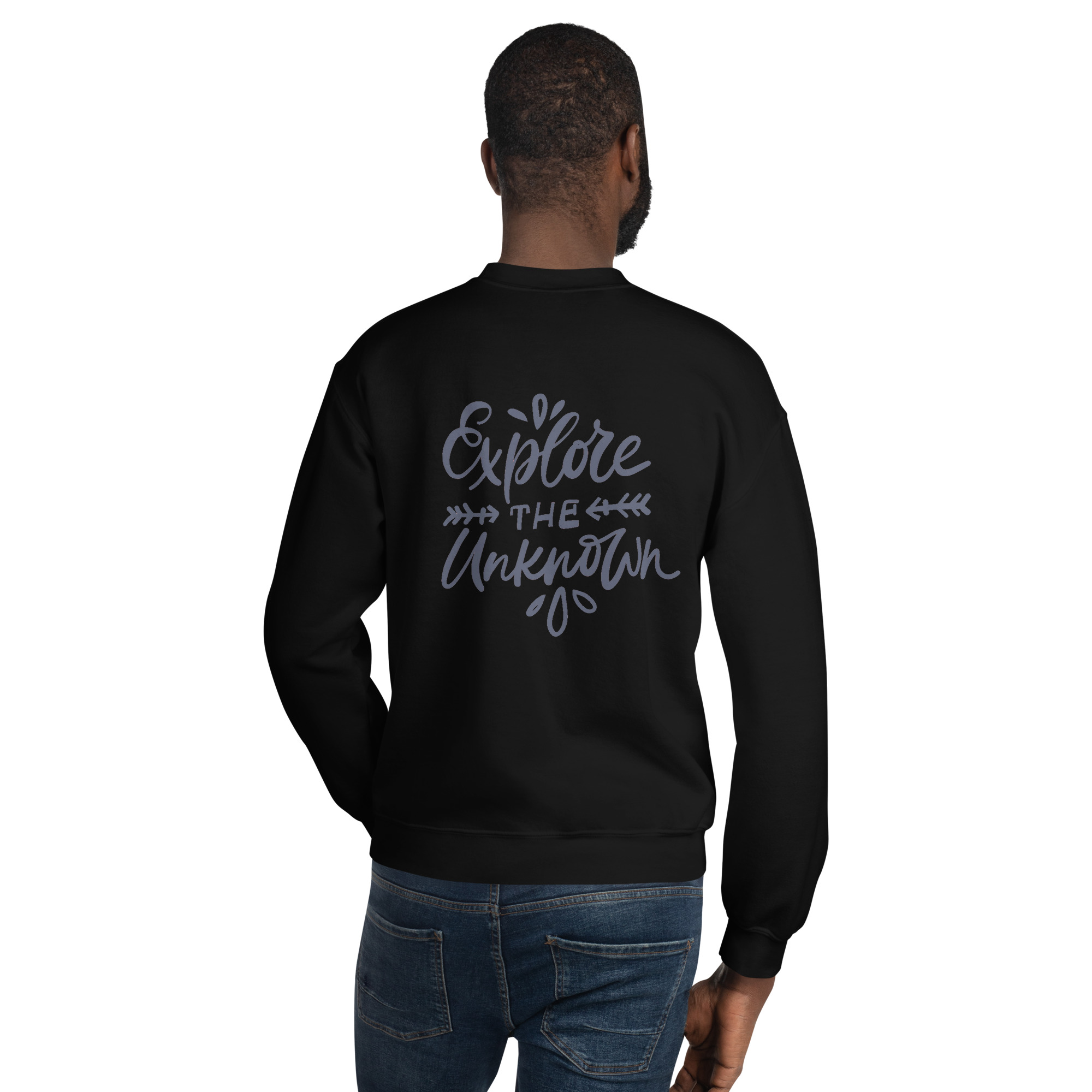 Explore the Unknown - Unisex Sweatshirt - Image 2