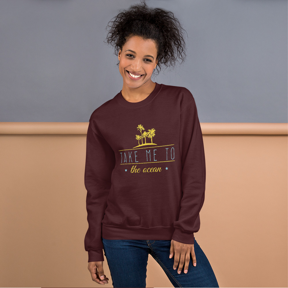 Take me to the Ocean - Unisex Sweatshirt - Image 5