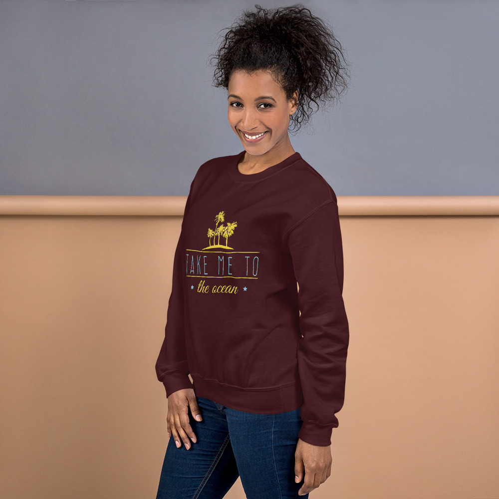 Take me to the Ocean - Unisex Sweatshirt - Image 6