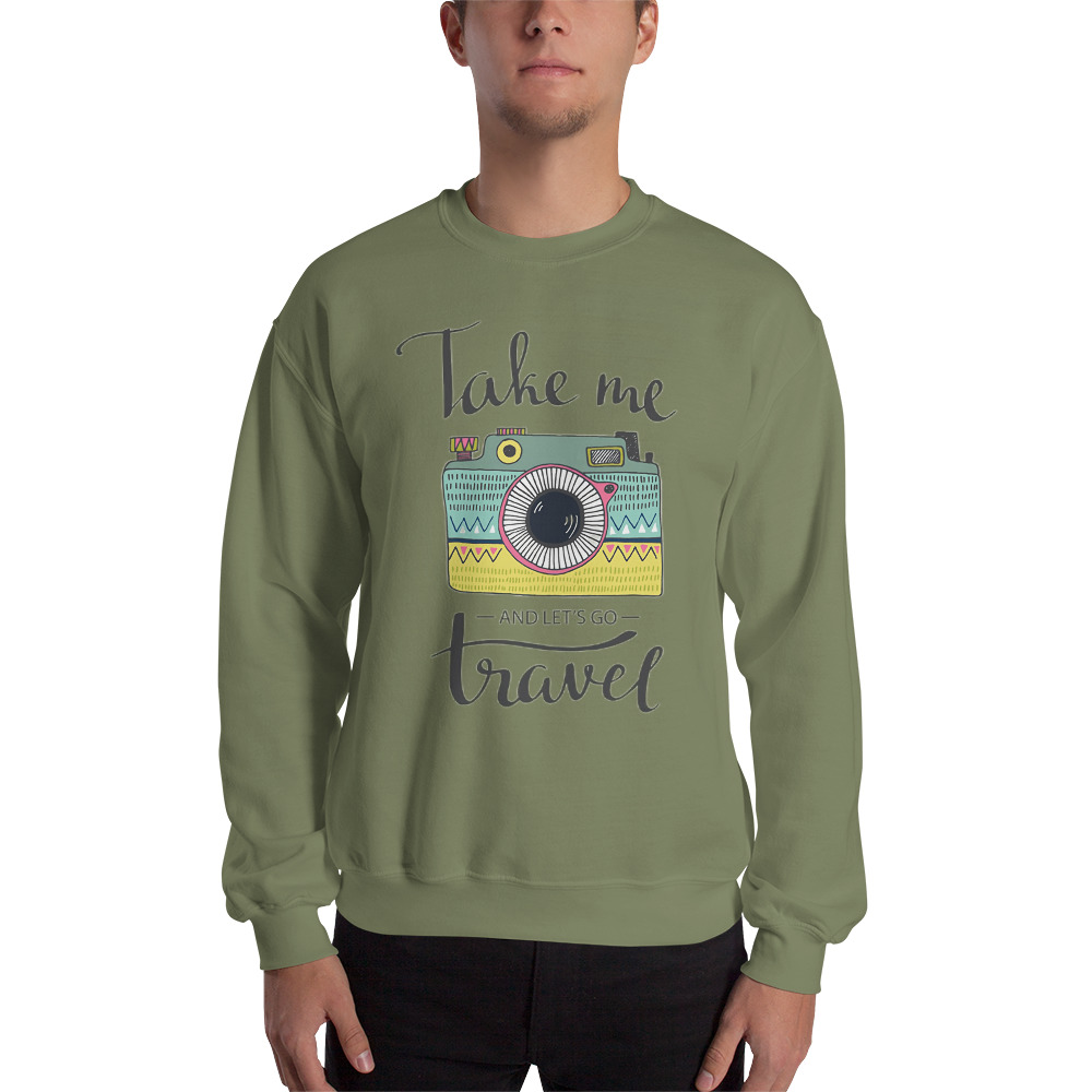 Take Me and Let's Go Travel - Sweatshirt - Image 8
