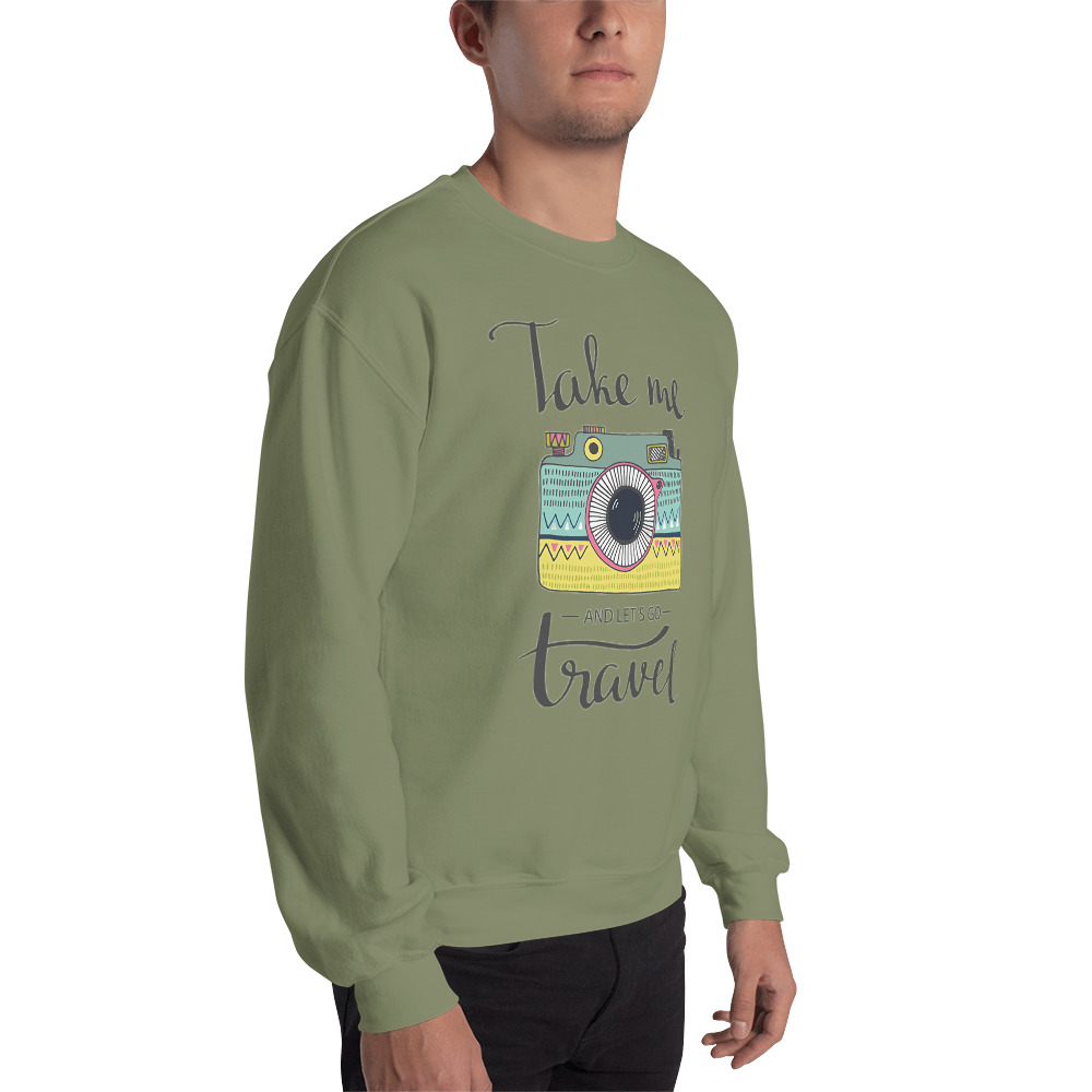 Take Me and Let's Go Travel - Sweatshirt - Image 9