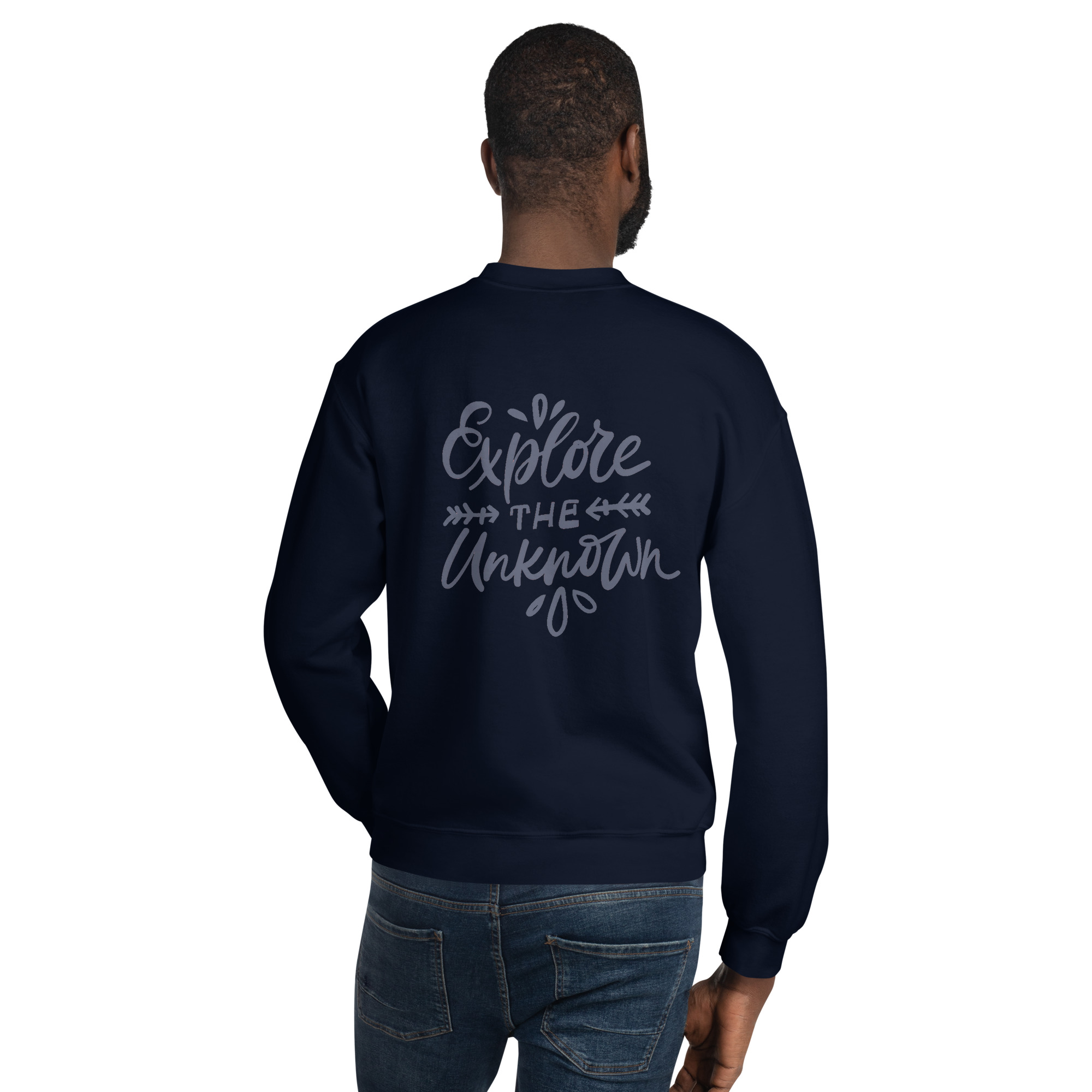 Explore the Unknown - Unisex Sweatshirt - Image 3