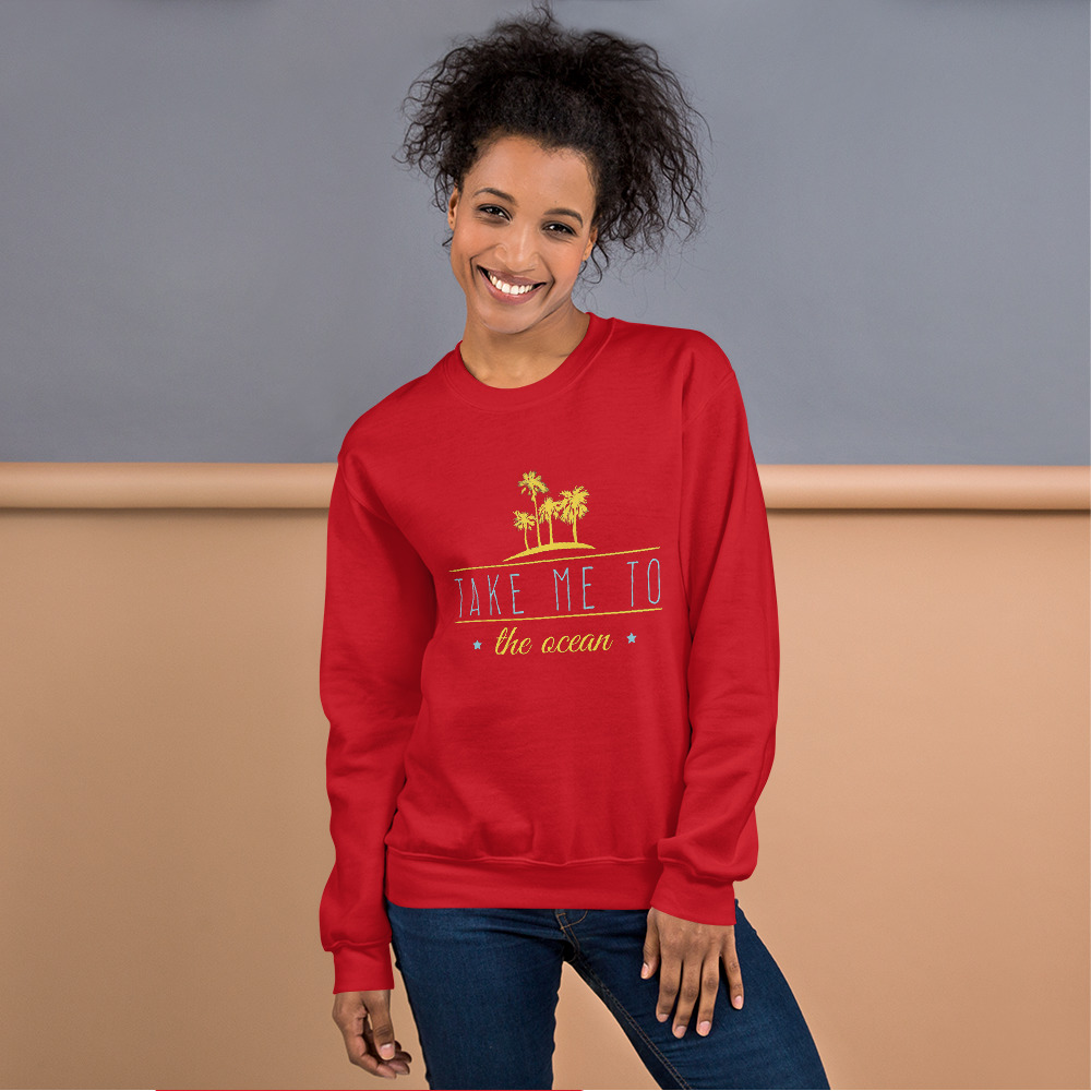 Take me to the Ocean - Unisex Sweatshirt - Image 7