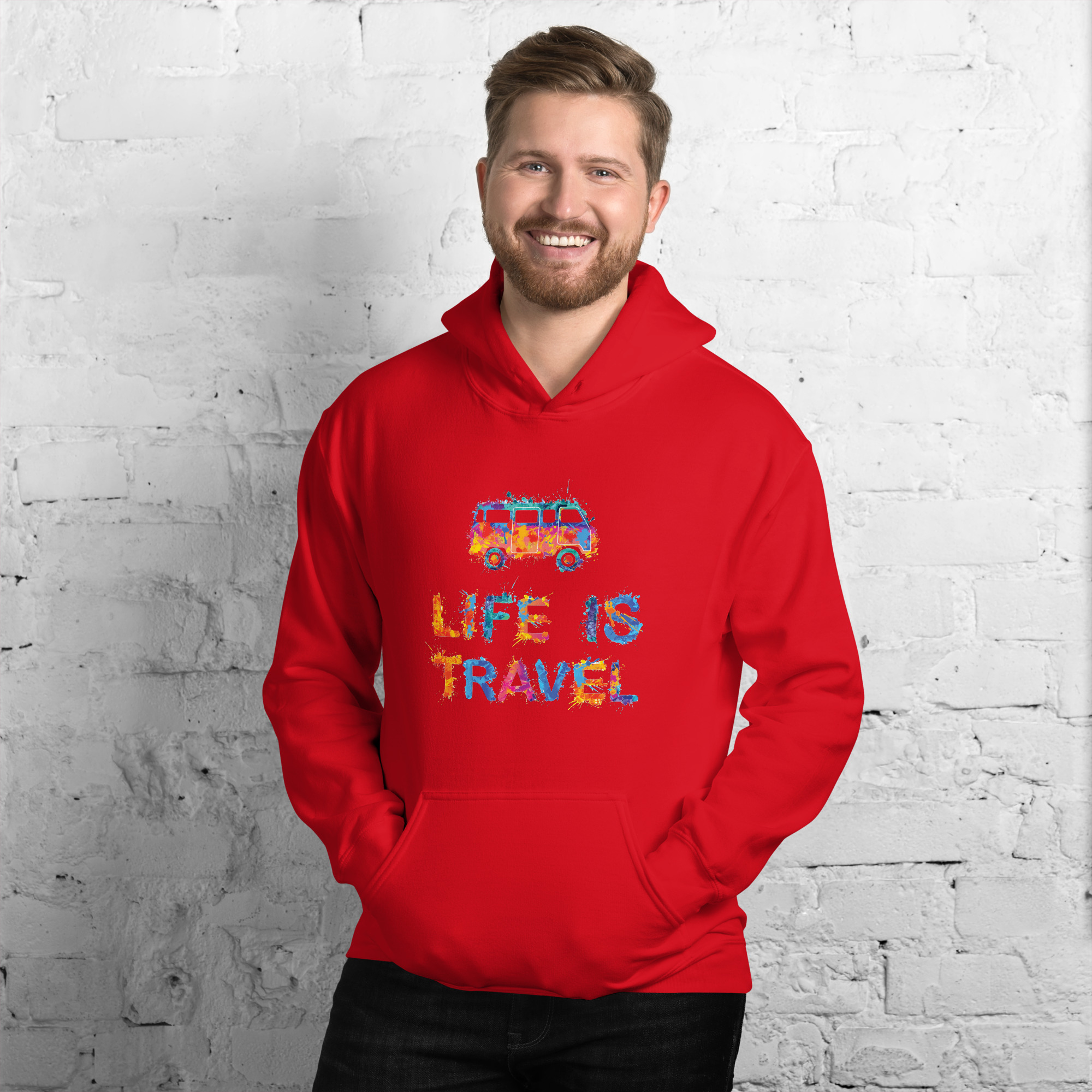 Life is Travel - Unisex Hoodie - Image 5