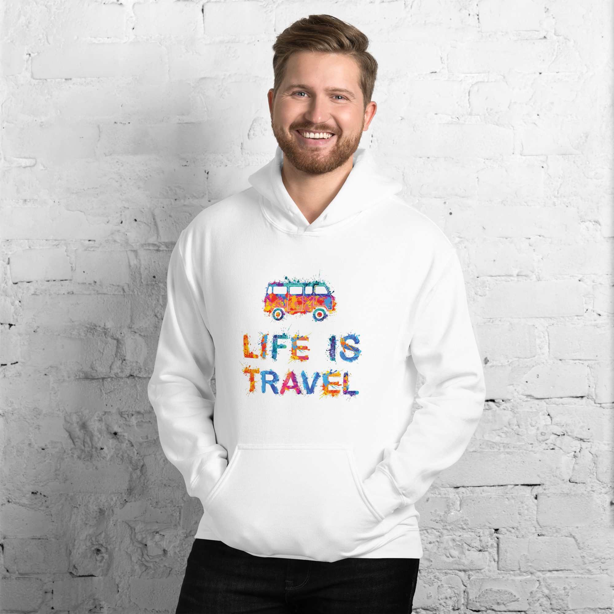 Life is Travel - Unisex Hoodie - Image 11