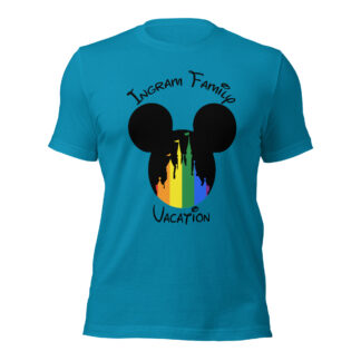 Ingram Family Disney Mickey with Pride Castle