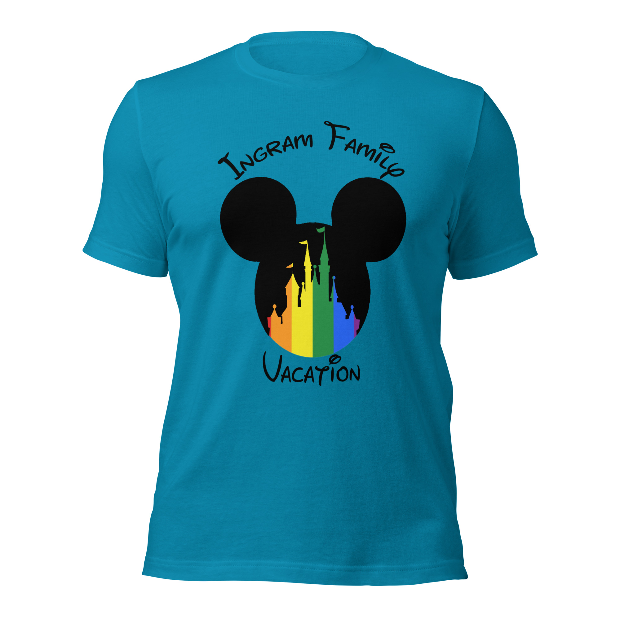 Ingram Family Disney Mickey with Pride Castle