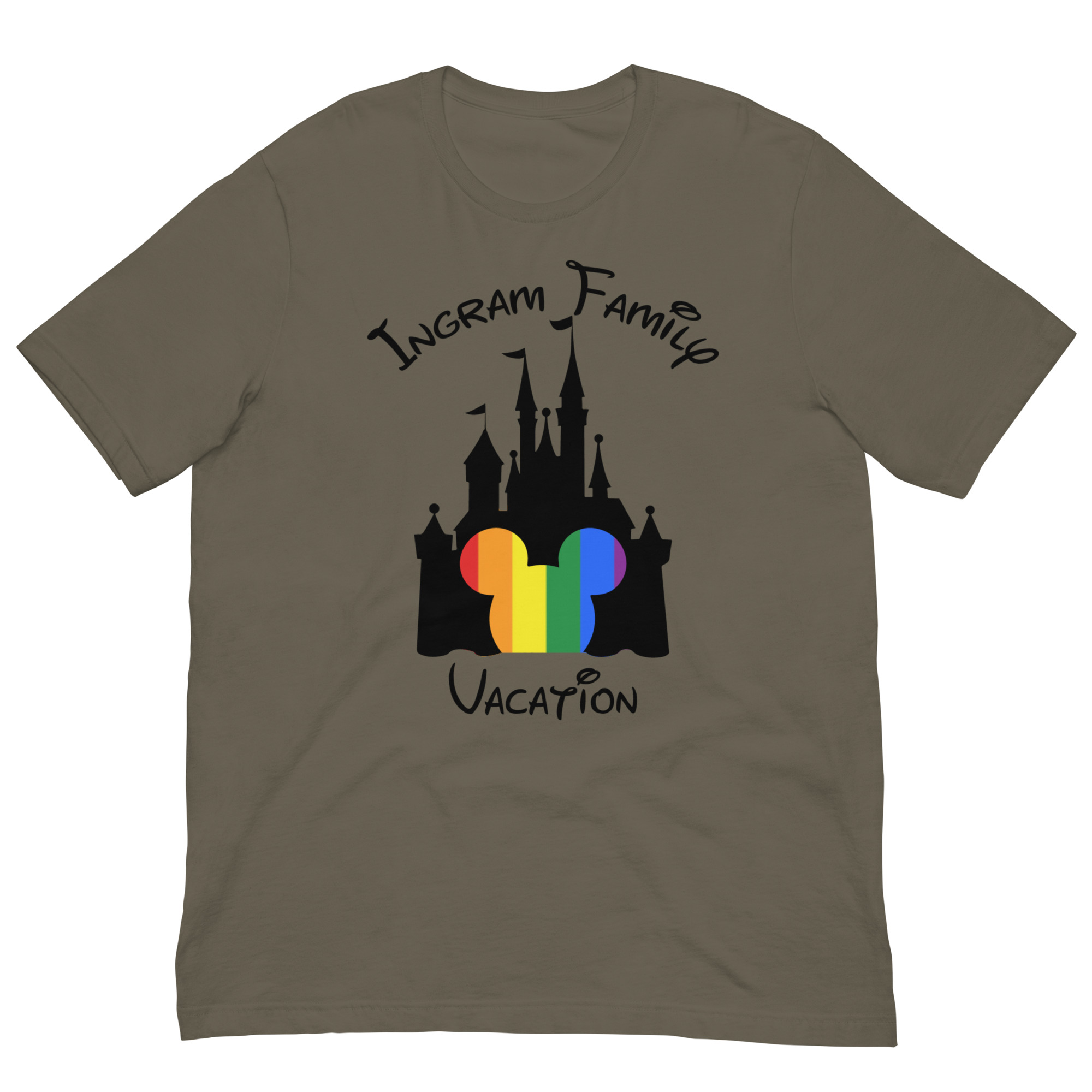 Ingram Family Disney Castle With Pride Mickey - Image 2