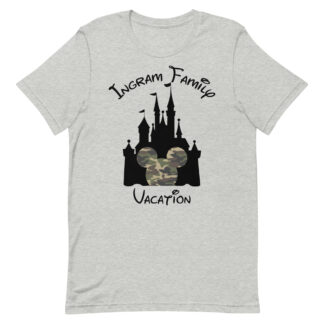 Ingram Family Disney Castle with Camo Mickey