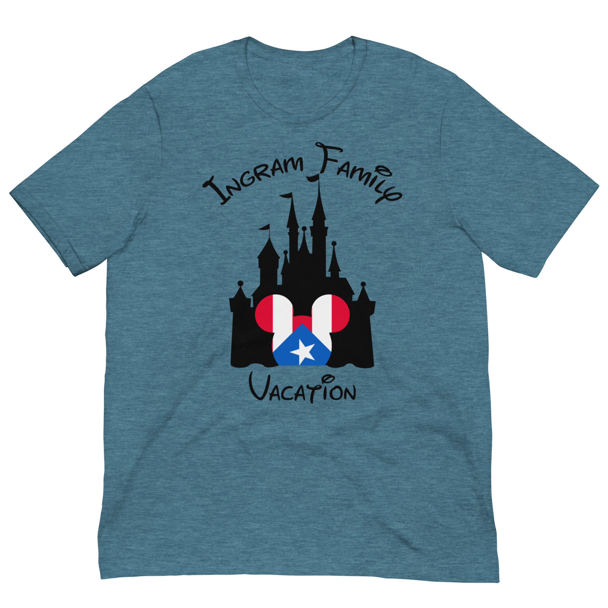 Ingram Family Disney Castle with Puerto Rico Mickey - Image 4