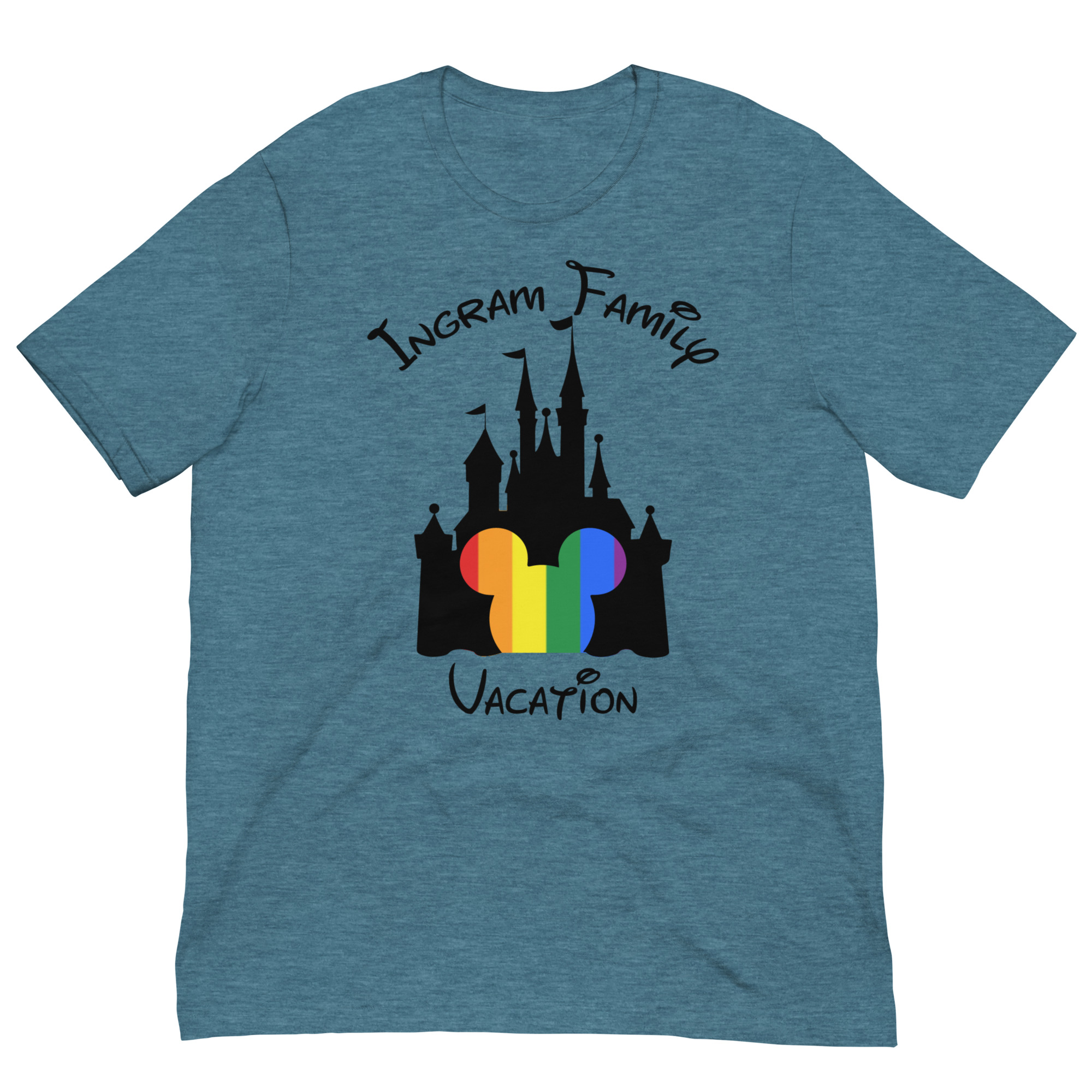 Ingram Family Disney Castle With Pride Mickey - Image 4
