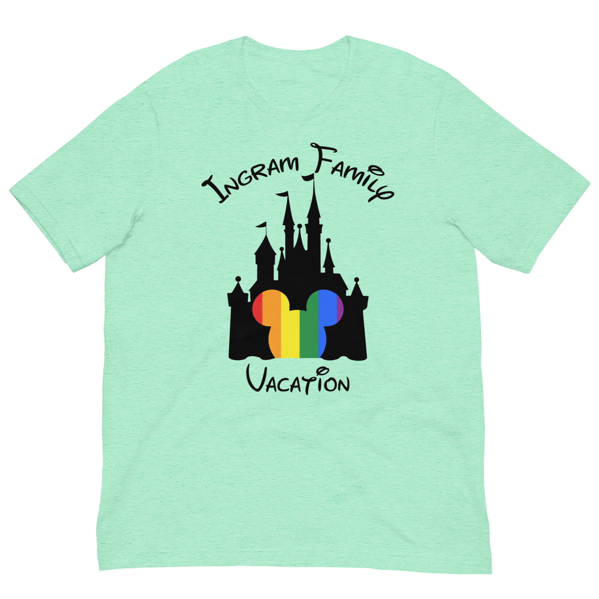 Ingram Family Disney Castle With Pride Mickey - Image 17