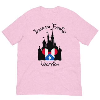 Ingram Family Disney Castle with Puerto Rico Mickey
