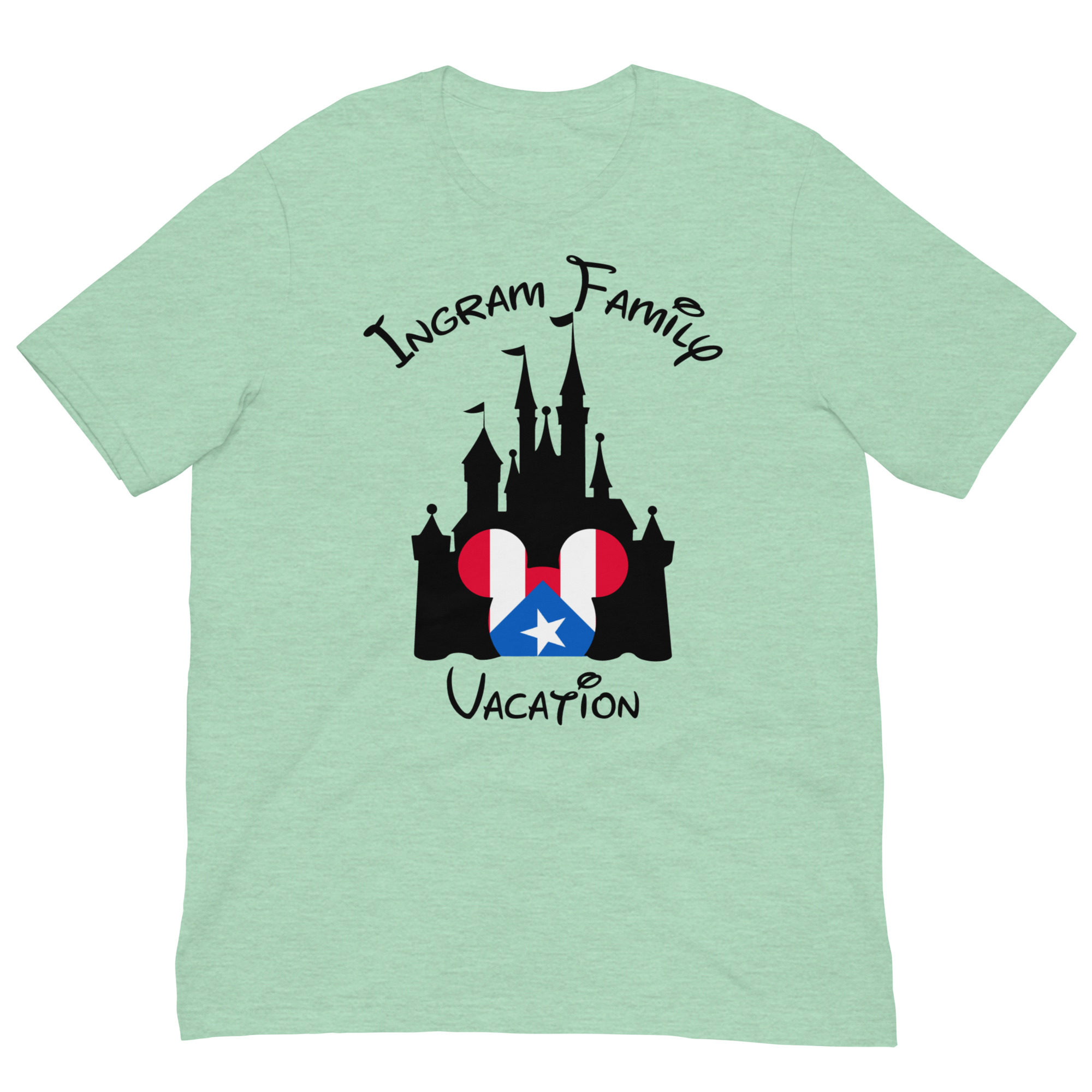 Ingram Family Disney Castle with Puerto Rico Mickey - Image 10