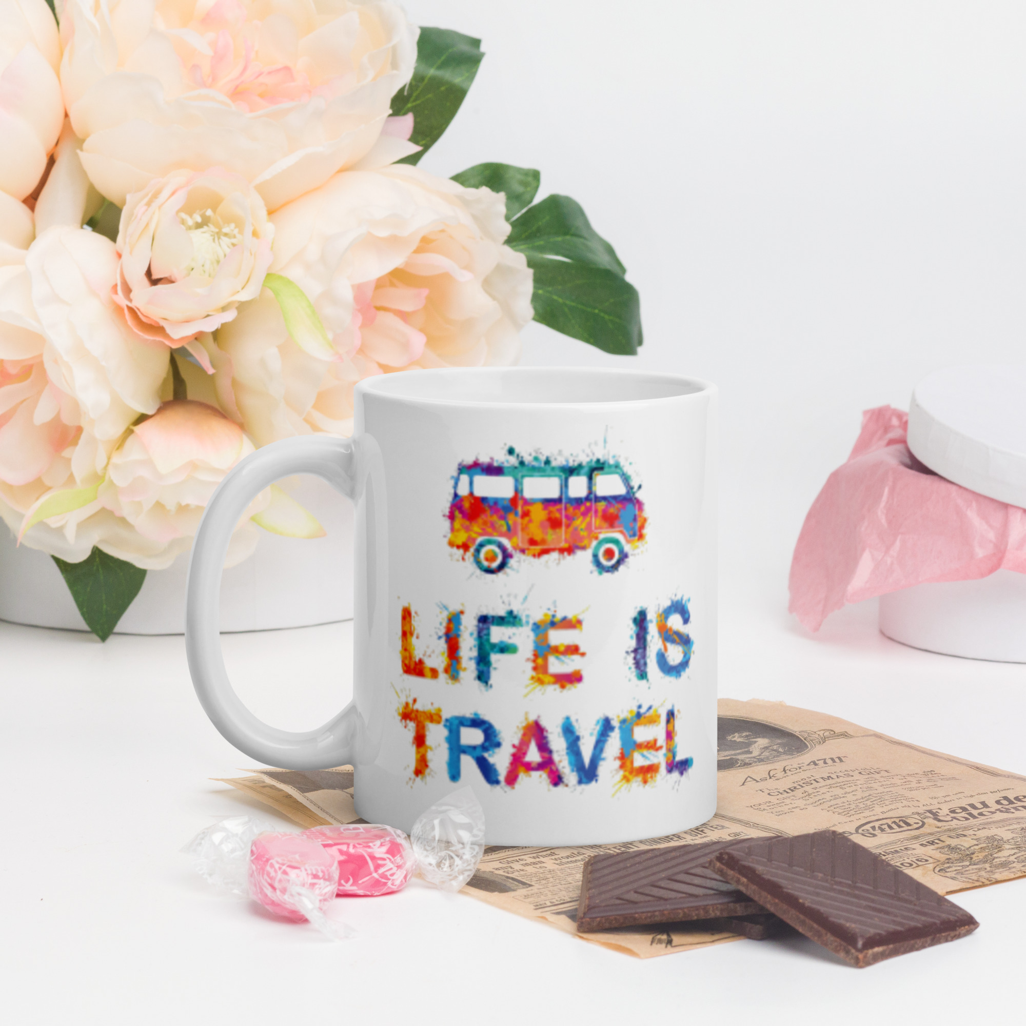 Life is Travel Ceramic Mug - Image 2