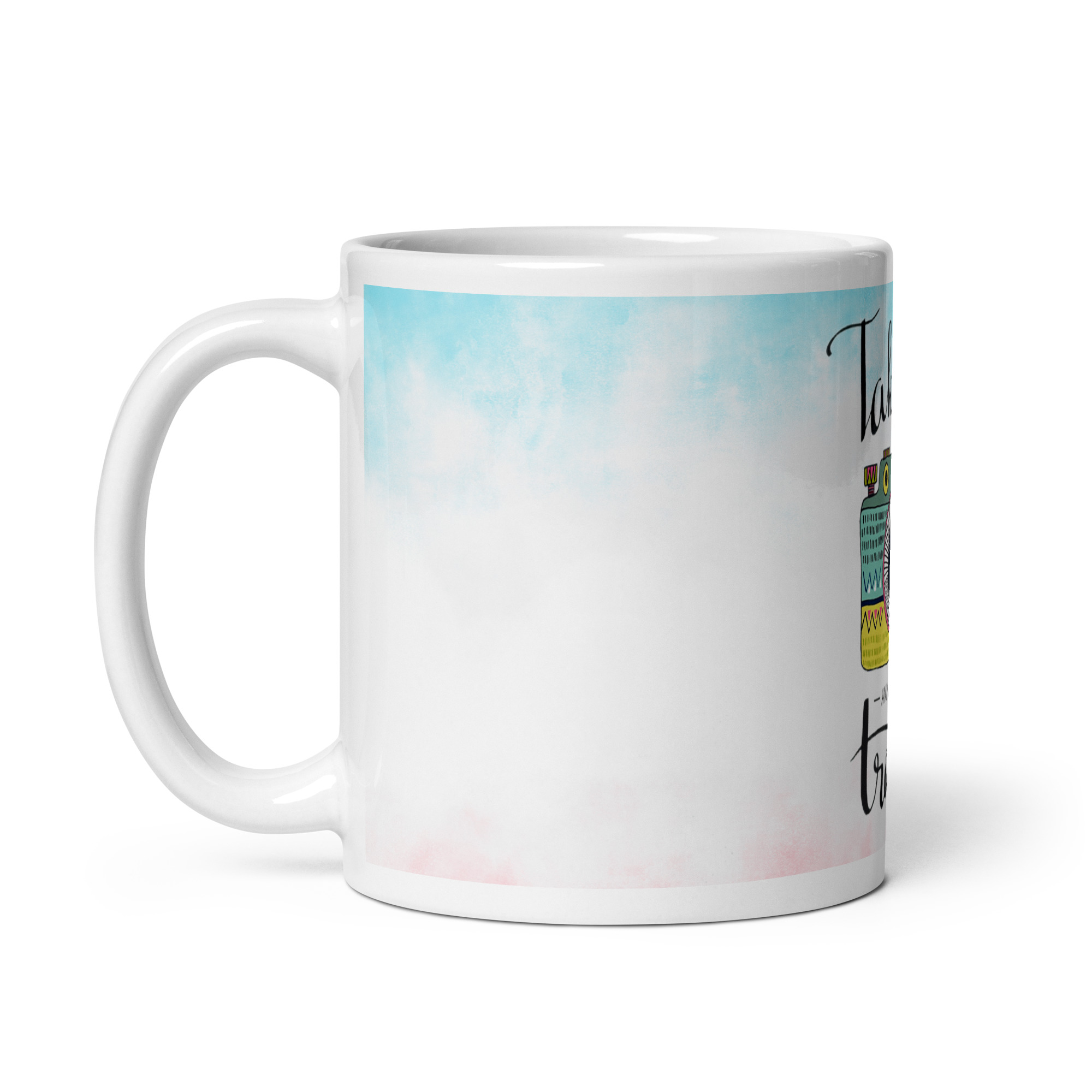 Take me and Let's Go Travel - Mug - Image 3