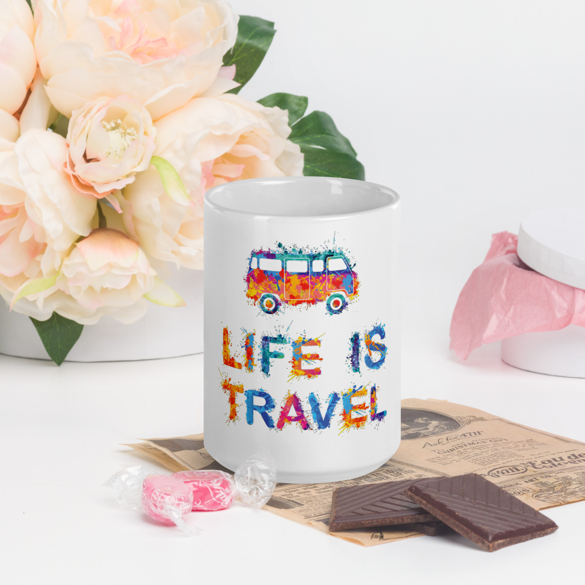 Life is Travel Ceramic Mug - Image 6