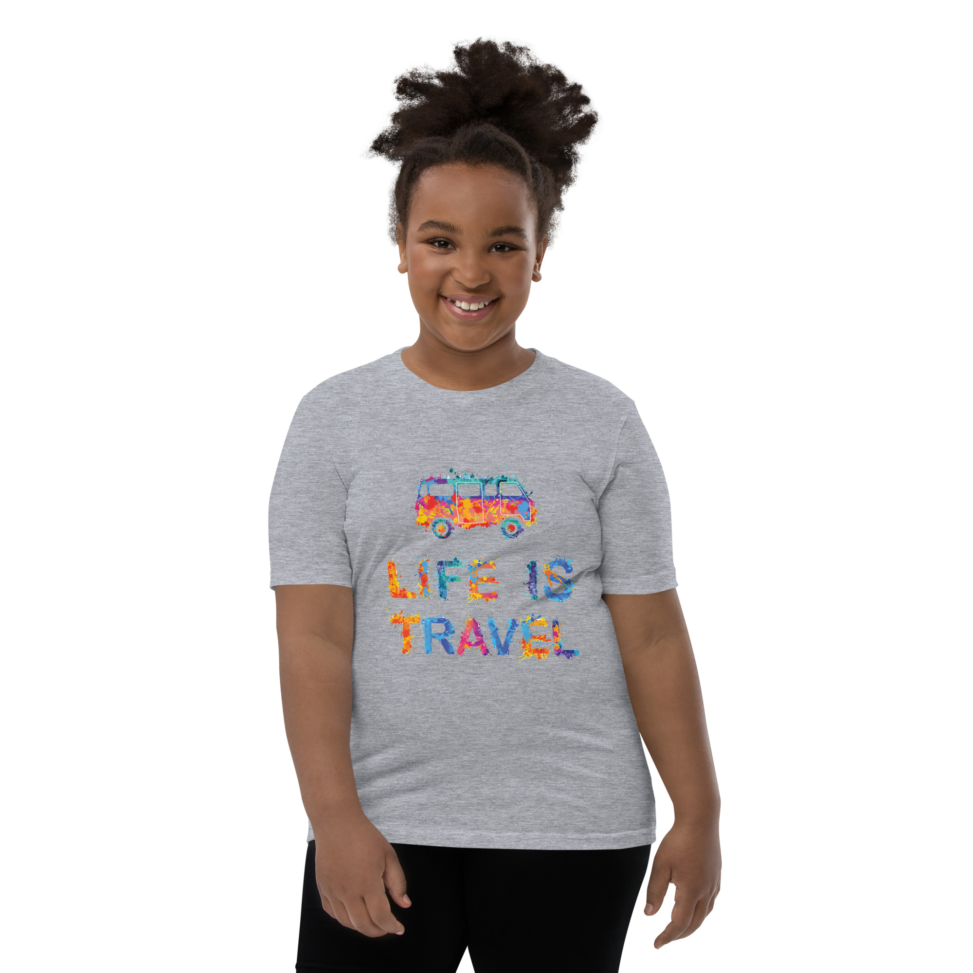 Life is Travel - Youth Short Sleeve T-Shirt - Image 13