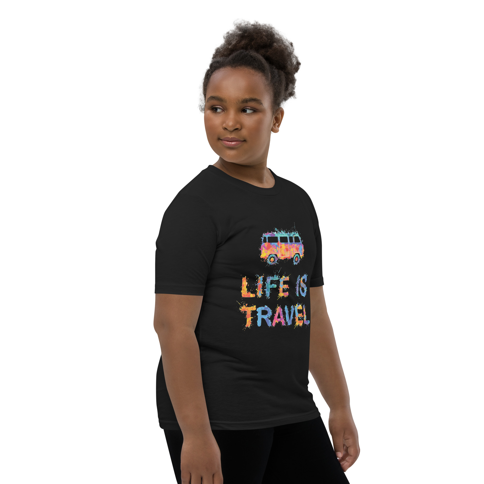 Life is Travel - Youth Short Sleeve T-Shirt - Image 4