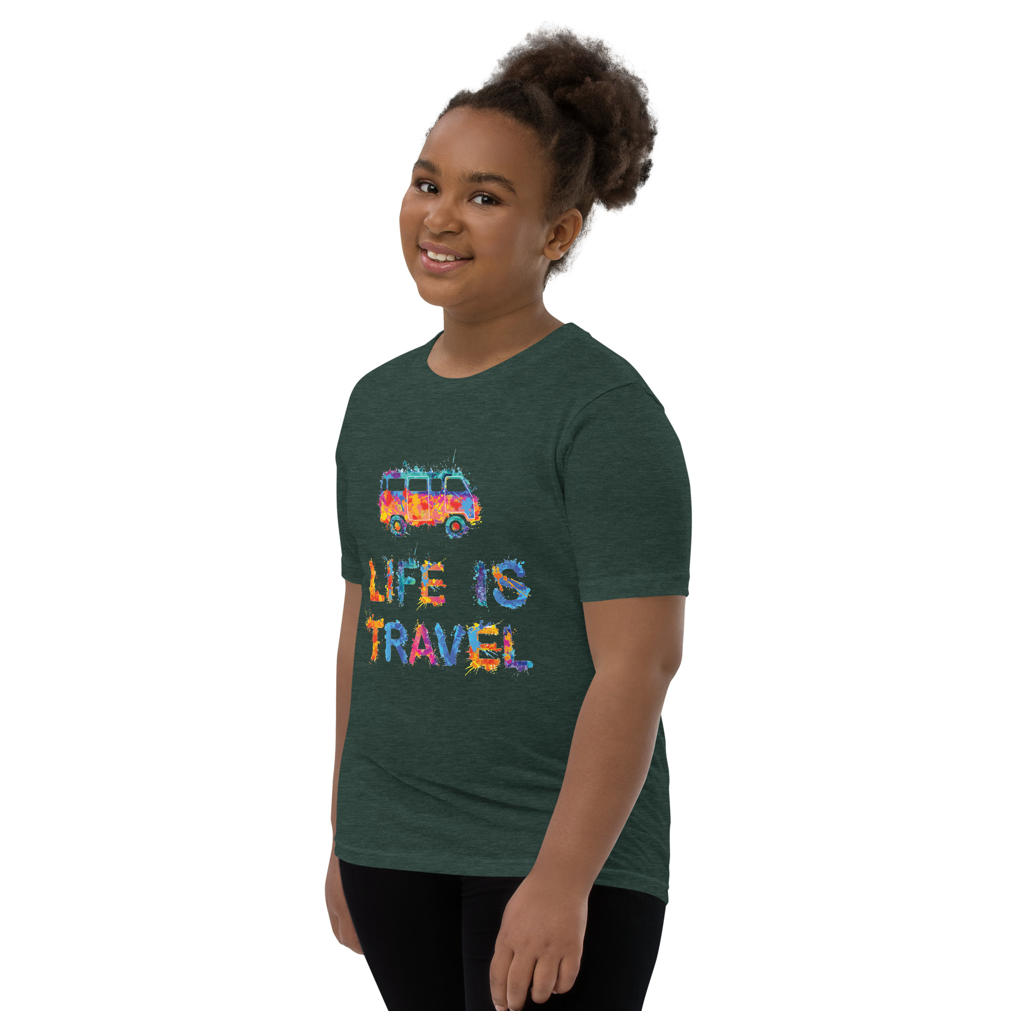 Life is Travel - Youth Short Sleeve T-Shirt - Image 8